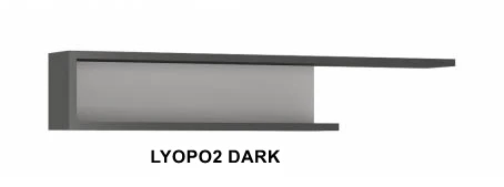 Lyon Dark Fali polc -13  LYOPO2