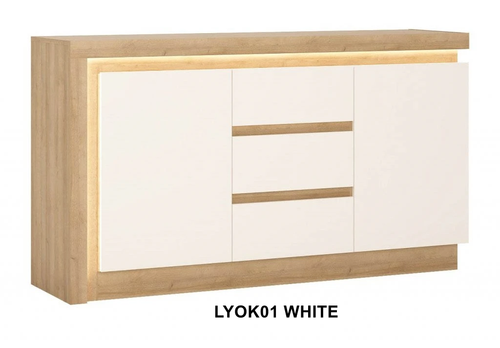 Lyon White Komód -13  LYOK01