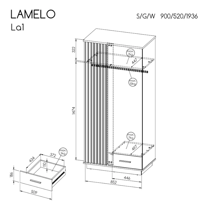 Lamelo La1 elem-14