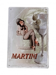 Martini fém tábla
