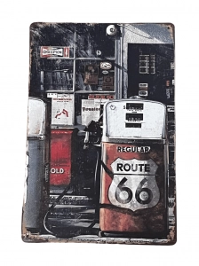 Route 66 fém tábla