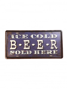 Ice Cold Beer fém tábla