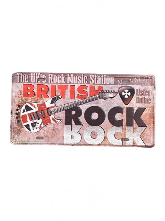 British Rock fém tábla