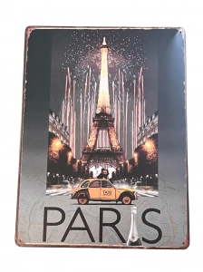 Paris fém tábla