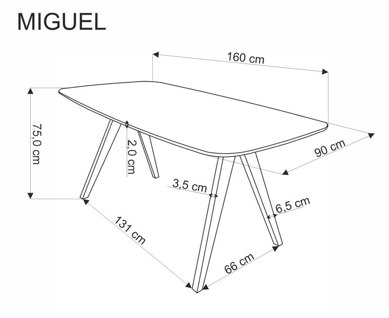 Miguel étkezőasztal -25