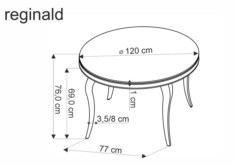 Reginald 2 étkezőasztal -25