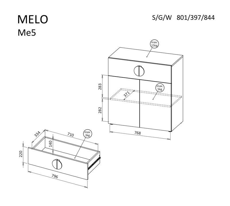 Melo ME5 komód-14